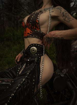 Image of Toxic Vision Spiritchaser black chaps