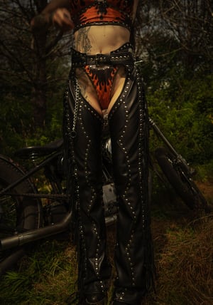 Image of Toxic Vision Spiritchaser black chaps