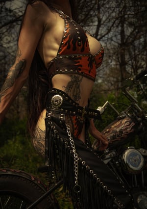 Image of Toxic Vision Spiritchaser black chaps