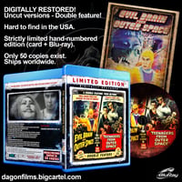 Evil Brain From Outer Space/ Teenagers From Outer Space Bluray (PREORDER)