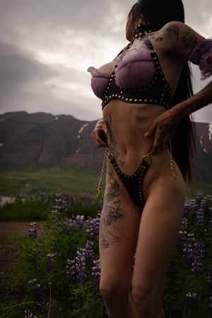 Image of Toxic Vision Find Me in the Lupine Fields bikini set