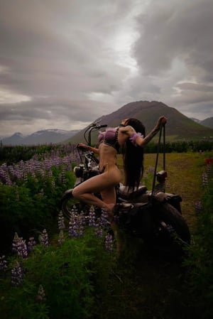 Image of Toxic Vision Find Me in the Lupine Fields bikini set