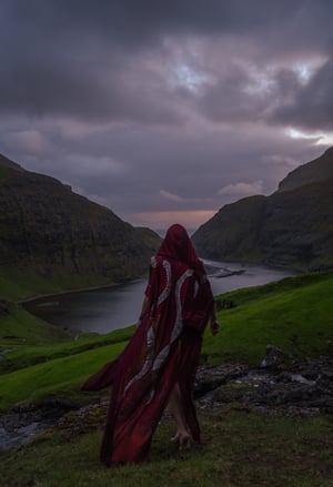 Image of Toxic Vision Hidden Worlds serpentine cloak