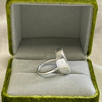 Image 3 of Dawning Sun - Bahá'í Crystal Ringstone symbol ring