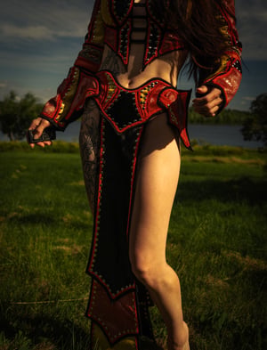 Image of Toxic Vision Another World sculpted skirt