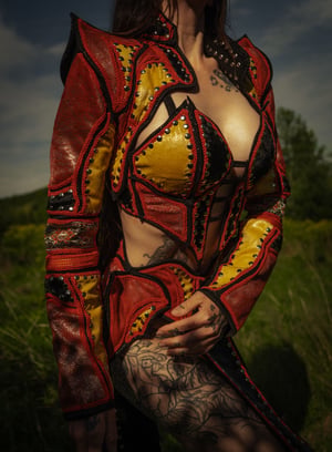 Image of Toxic Vision Another World sculpted bolero jacket