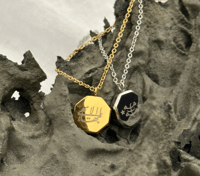 Image 1 of The Light Bahá'í Necklace ringstone Greatest Name - Stainless Steel