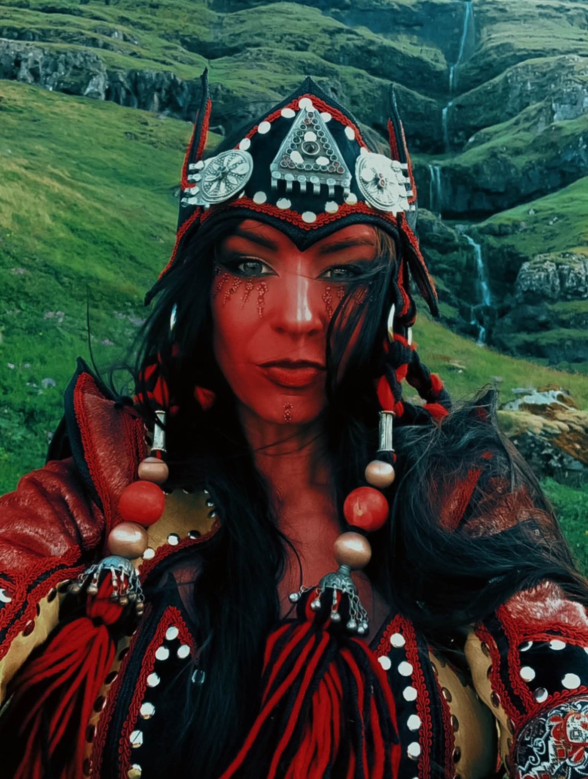 Image of Toxic Vision Another World leather headdress