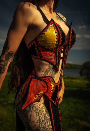 Image of Toxic Vision Another World sculpted bustier