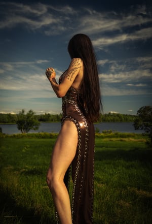 Image of Toxic Vision Hidden Worlds gown
