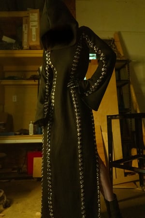 Image of Toxic Vision Woke Up and Chose Violence sweater cloak