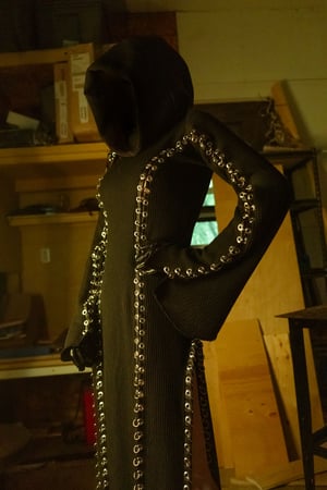 Image of Toxic Vision Woke Up and Chose Violence sweater cloak