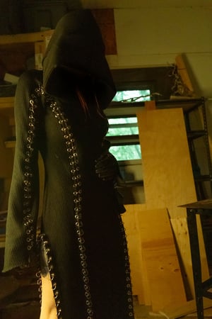 Image of Toxic Vision Woke Up and Chose Violence sweater cloak