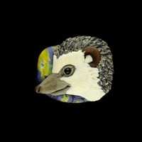 Image 1 of XL. Sweet Pygmy Hedgehog - Flamework Glass Sculpture Bead 