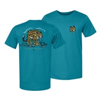 On the Prowl - teal