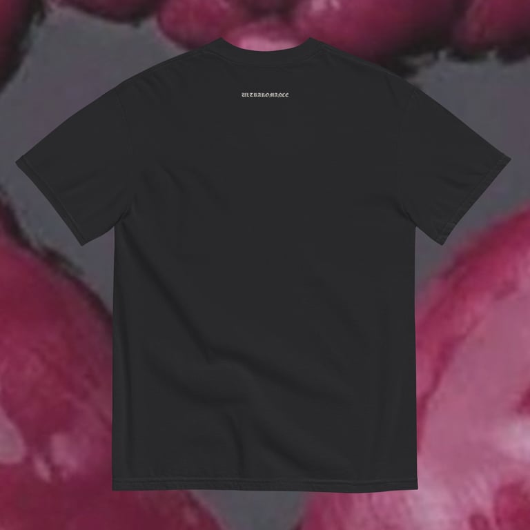 DIE IN LOVE Tee (bone on black) Image 2