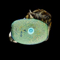 Image 2 of XXL. Shadow - Dun Grulla Quarter Horse Cross - Flamework Glass Sculpture Bead