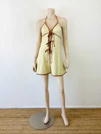 Image 2 of 1970s North Beach Leather X Kenn Fung Leather Mini Dress