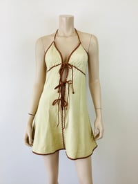 Image 1 of 1970s North Beach Leather X Kenn Fung Leather Mini Dress