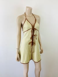 Image 8 of 1970s North Beach Leather X Kenn Fung Leather Mini Dress