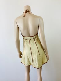 Image 10 of 1970s North Beach Leather X Kenn Fung Leather Mini Dress
