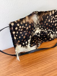Image 2 of Vintage 1970s Halston Mohawk Fur Envelope Bag / Purse