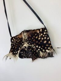 Image 7 of Vintage 1970s Halston Mohawk Fur Envelope Bag / Purse
