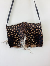 Image 8 of Vintage 1970s Halston Mohawk Fur Envelope Bag / Purse