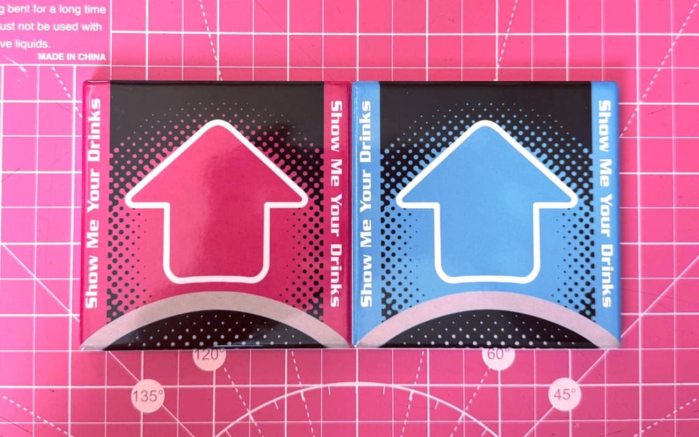 Image of DDR Classic Panel Inspired Coasters