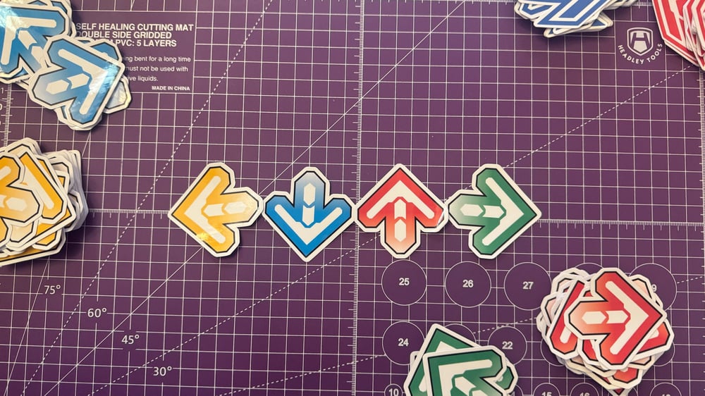 Image of DDR Arrow Stickers