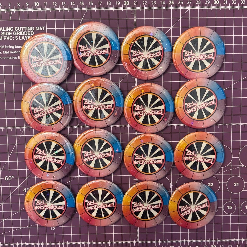 Image of Wacca All Marvelous Button
