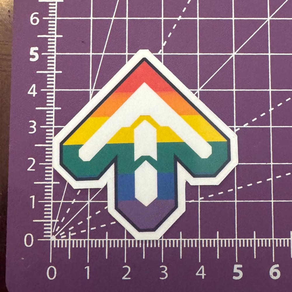 Image of DDR Pride Arrow Stickers