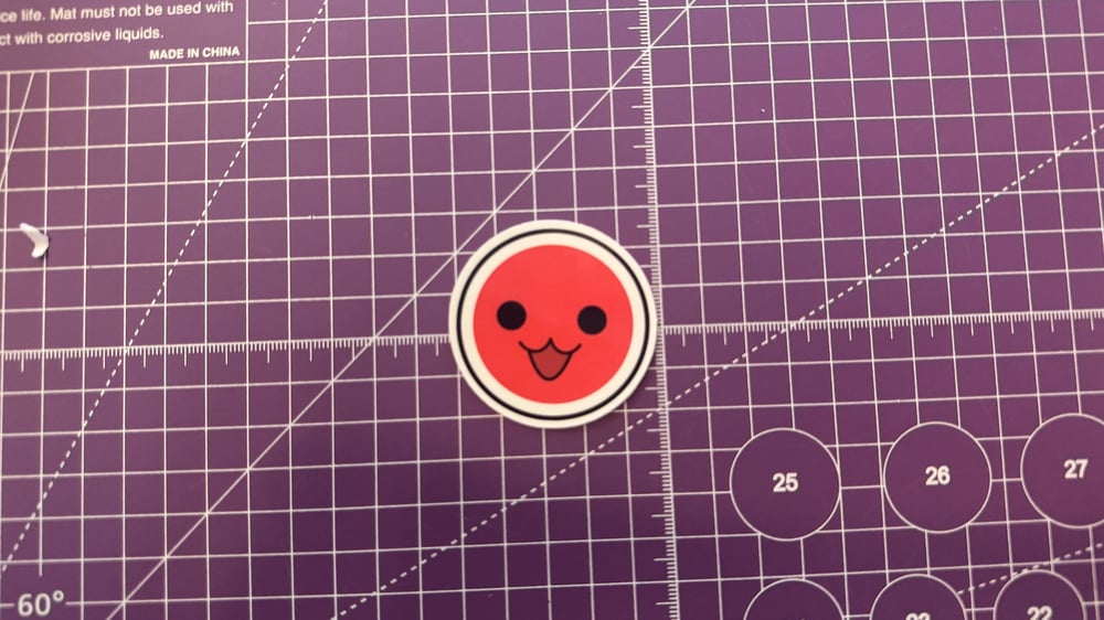 Image of Taiko no Tatsujin Don-chan and Katsu-Chan Stickers