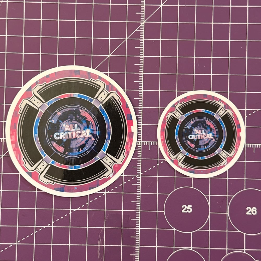 Image of Music Diver inspired All CRITICAL sticker