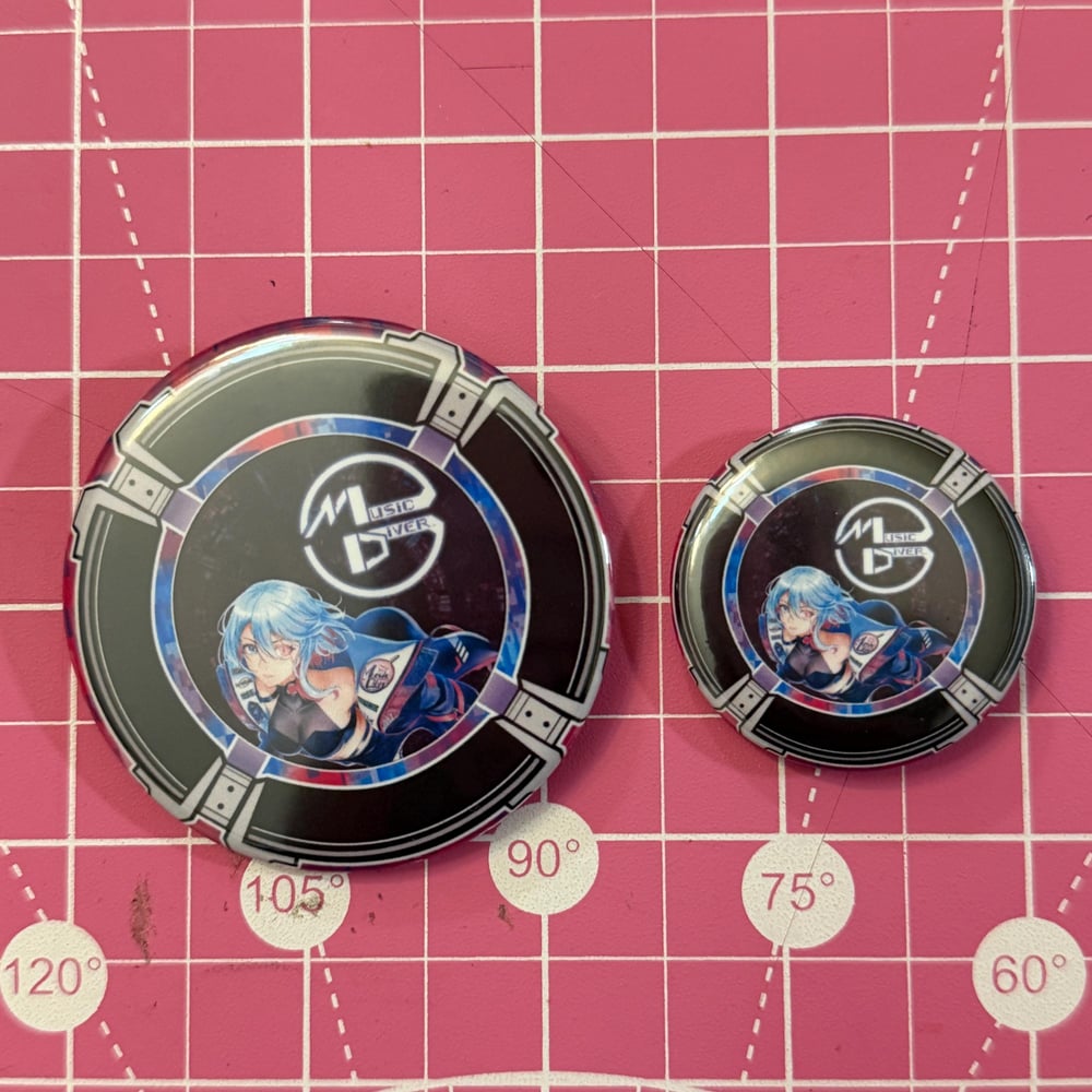 Image of Music Diver Inspired Pins