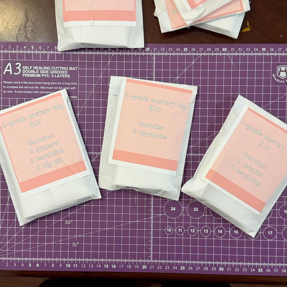 Image of b-grade mystery bags