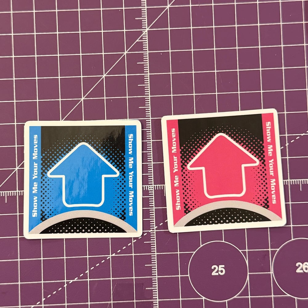 Image of Classic DDR Panel inspired stickers