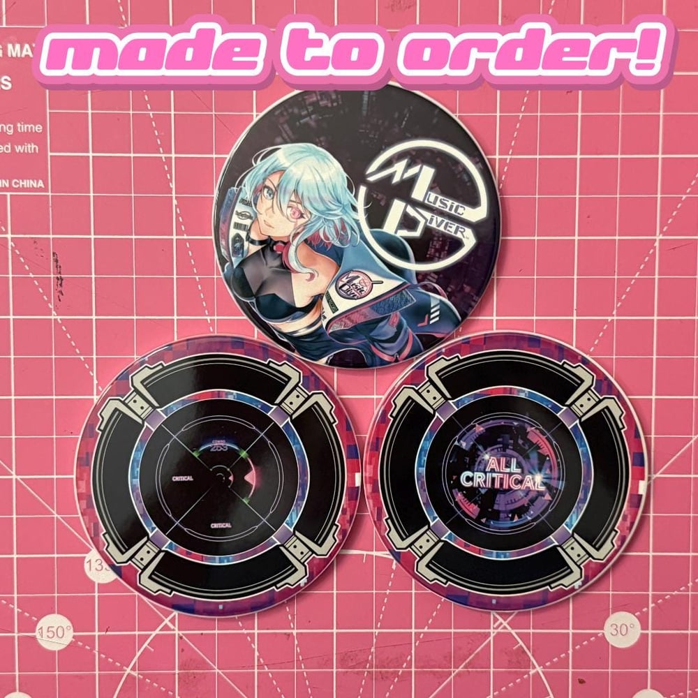 Image of music diver coasters