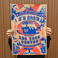 Image 1 of 8°6 Crew / Los  Tres Puntos (gigposter Paris 2025)