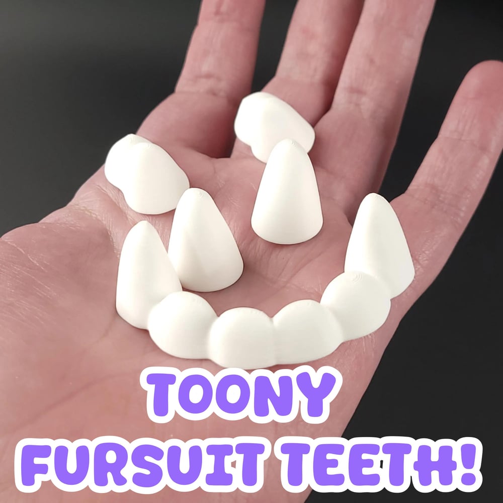 Image of Fursuit Teeth Set, Rounded