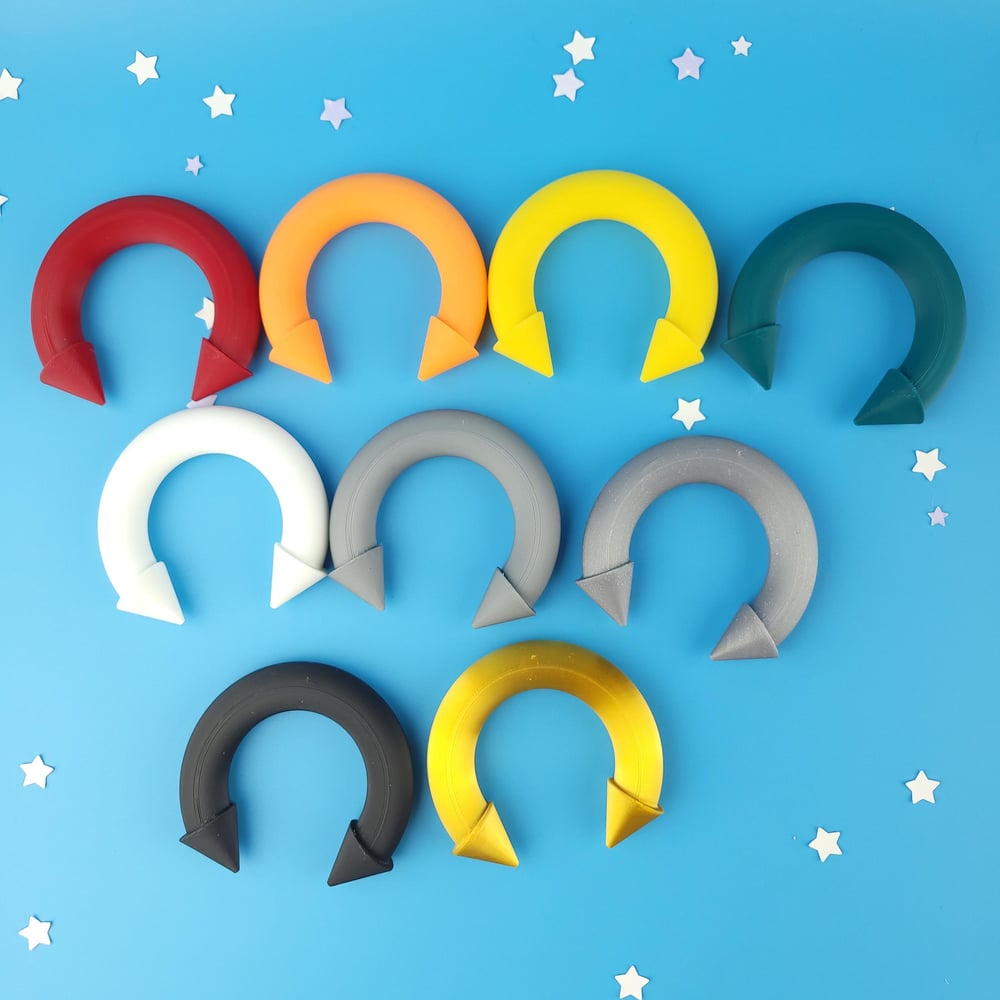 Image of Clearance Fursuit Piercings, 3D Printed Furry Accessories