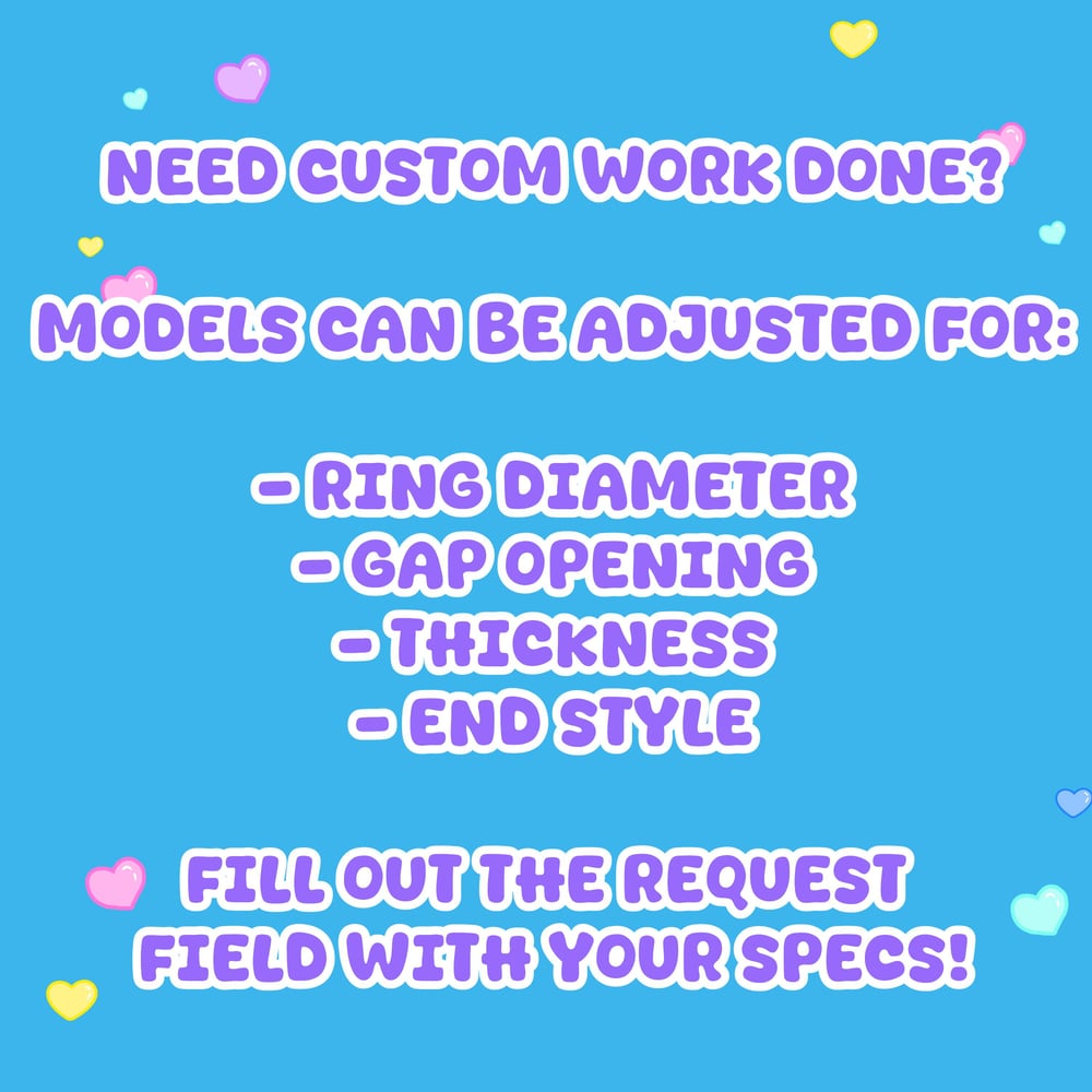 Image of Fursuit Septum / Earring Piercings