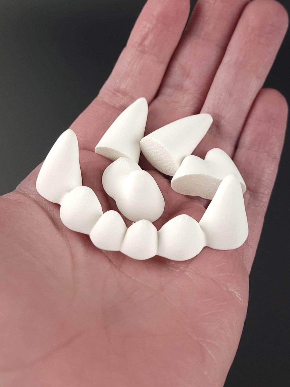 Image of Pointed Fursuit Teeth Set, Custom Colors