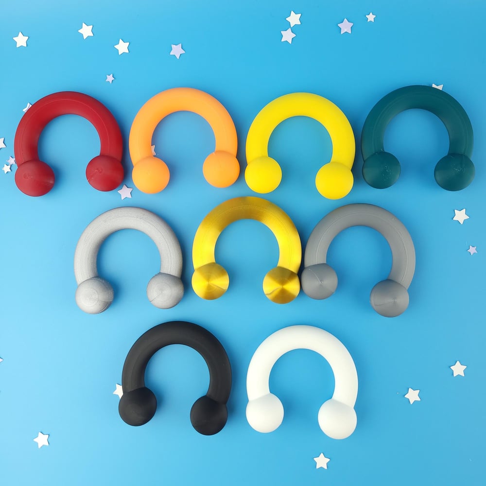 Image of Clearance Fursuit Piercings, 3D Printed Furry Accessories