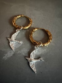 Image 1 of Swift pendant and Branch Hoops.