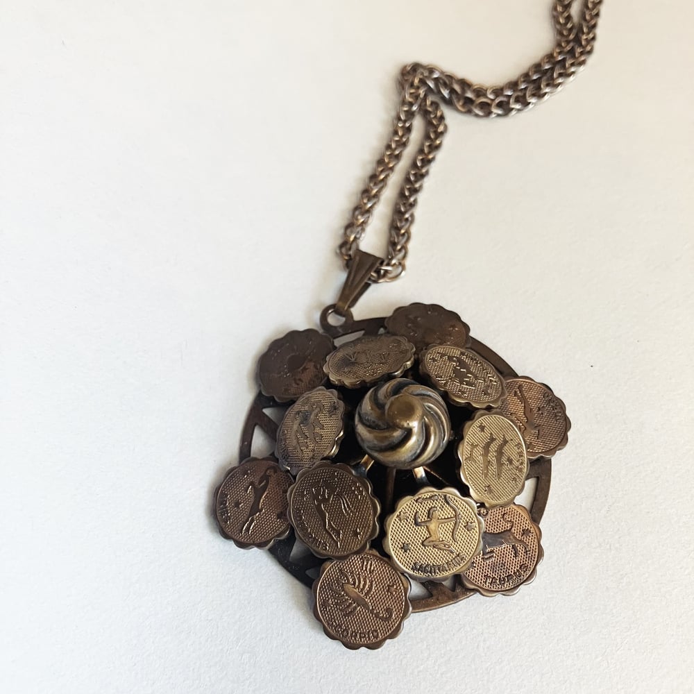Image of Vintage Zodiac Pendant 
