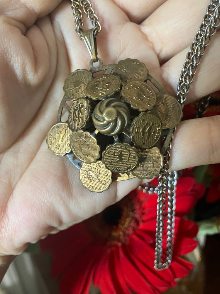 Image of Vintage Zodiac Pendant 
