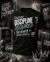 Image 1 of Discipline Required Graphic Tee