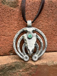 Image 1 of WL&A Handmade Old Style Arrowhead Royston Heishi Naja 