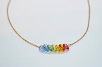 Image 1 of Rainbow loop necklace